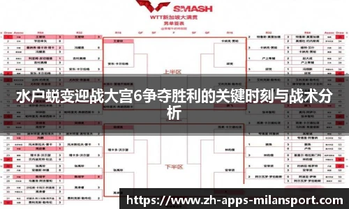 水户蜕变迎战大宫6争夺胜利的关键时刻与战术分析